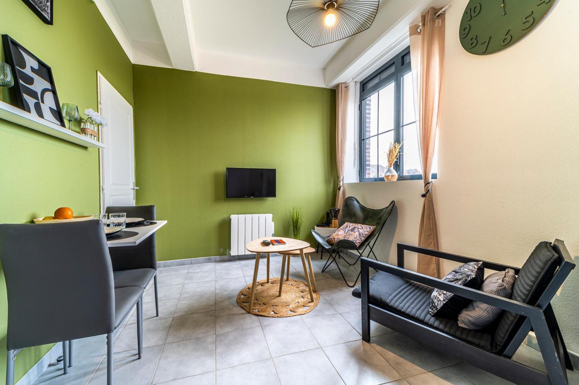 Stay Cosy Lille I Tourcoing - Appartement - Hypercentre - Parking Securise - Wifi - Netflix - Cuisine Kültér fotó